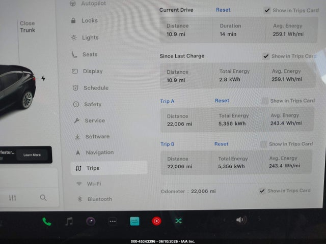 45343396 :رقم المزاد ، 5YJ3E1EA0MF096614 vin ، 2021 Tesla Model 3 Standard Range Plus Rear-wheel Drive مزاد بيع