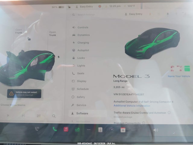 Aukcja sprzedaży 2026 Tesla Model 3 Premium Rear-wheel Drive/rear-wheel Drive, vin: 5YJ3E1EA4TF146297, numer aukcji: 45343442