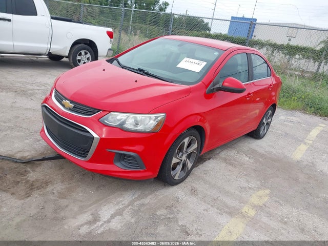 45343482 :رقم المزاد ، 1G1JF5SB4J4136357 vin ، 2018 Chevrolet Sonic Premier Auto مزاد بيع