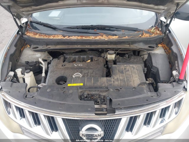 2010 Nissan Murano Sl მანქანა იყიდება აუქციონზე, vin: JN8AZ1MW2AW110209, აუქციონის ნომერი: 45343495