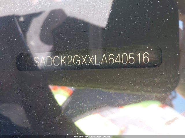SADCK2GXXLA640516 Jaguar F-pace Prestige P300 Awd Automatic