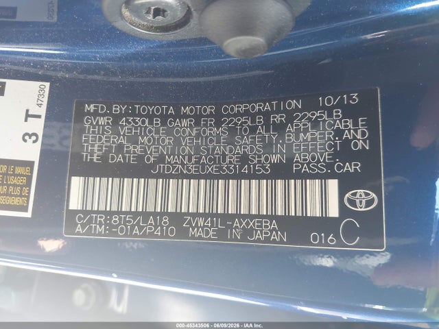 Toyota Prius V Five 2014 JTDZN3EUXE3314153 Image 9
