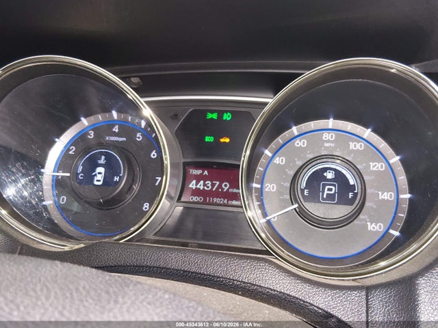 45343612 :رقم المزاد ، 5NPEC4AC4DH658958 vin ، 2013 Hyundai Sonata Limited مزاد بيع
