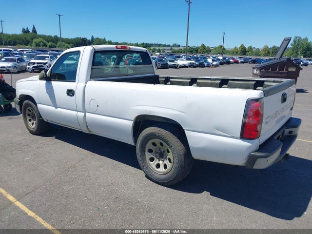 Продаж на аукціоні авто 2006 Chevrolet Silverado 1500 Work Truck, vin: 3GCEC14VX6G224972, номер лоту: 45343678