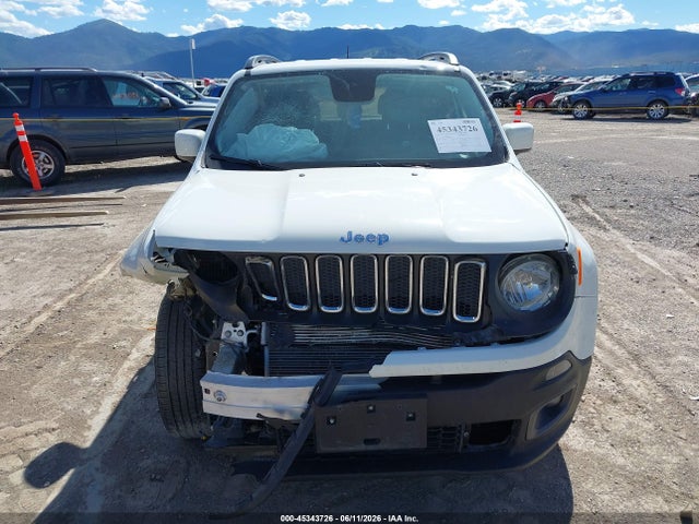 Aukcja sprzedaży 2017 Jeep Renegade Latitude 4x4, vin: ZACCJBBB9HPG40024, numer aukcji: 45343726