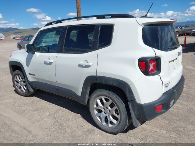 Aukcja sprzedaży 2017 Jeep Renegade Latitude 4x4, vin: ZACCJBBB9HPG40024, numer aukcji: 45343726