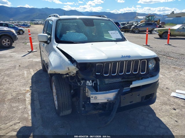Aukcja sprzedaży 2017 Jeep Renegade Latitude 4x4, vin: ZACCJBBB9HPG40024, numer aukcji: 45343726