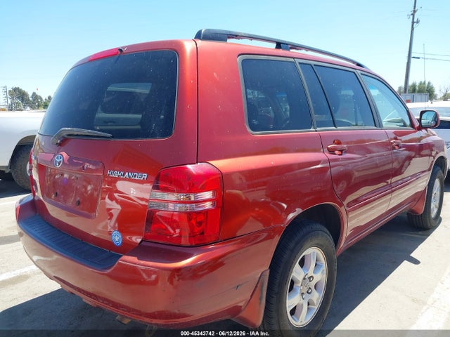 45343742 :رقم المزاد ، JTEHF21A610010579 vin ، 2001 Toyota Highlander V6 مزاد بيع