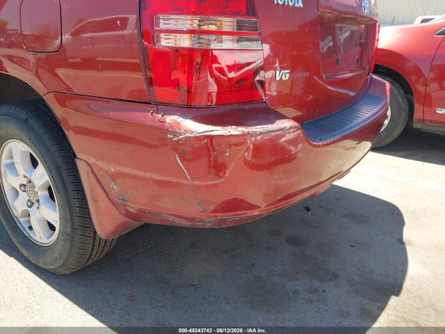 45343742 :رقم المزاد ، JTEHF21A610010579 vin ، 2001 Toyota Highlander V6 مزاد بيع