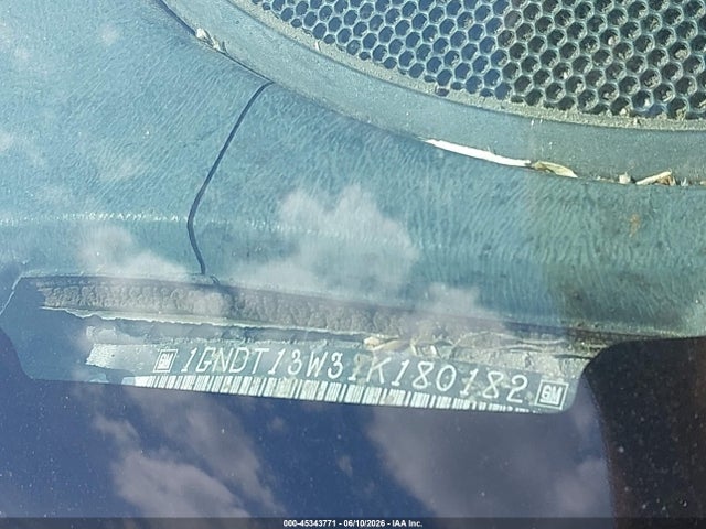 Продаж на аукціоні авто 2001 Chevrolet Blazer Lt, vin: 1GNDT13W31K180182, номер лоту: 45343771