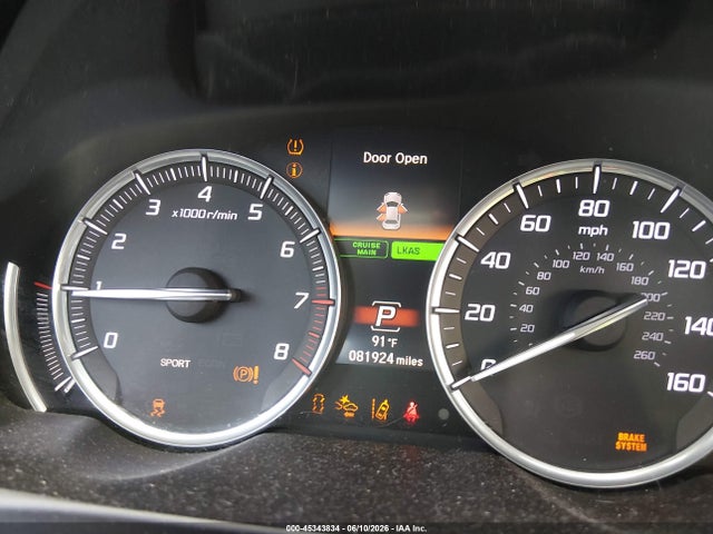 45343834 :رقم المزاد ، 19UUB2F5XGA003097 vin ، 2016 Acura Tlx V6 Tech مزاد بيع