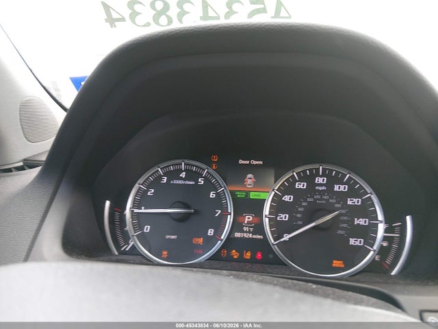 45343834 :رقم المزاد ، 19UUB2F5XGA003097 vin ، 2016 Acura Tlx V6 Tech مزاد بيع