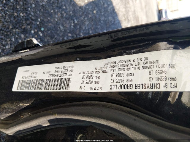 Продажа на аукционе авто 2010 Chrysler 300 Touring/signature Series/executive Series, vin: 2C3CA5CV9AH206563, номер лота: 45343848