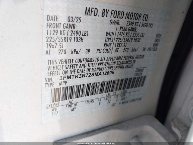 Ford Mustang Mach-e Premium 2025 3FMTK3R72SMA12896 Image 9