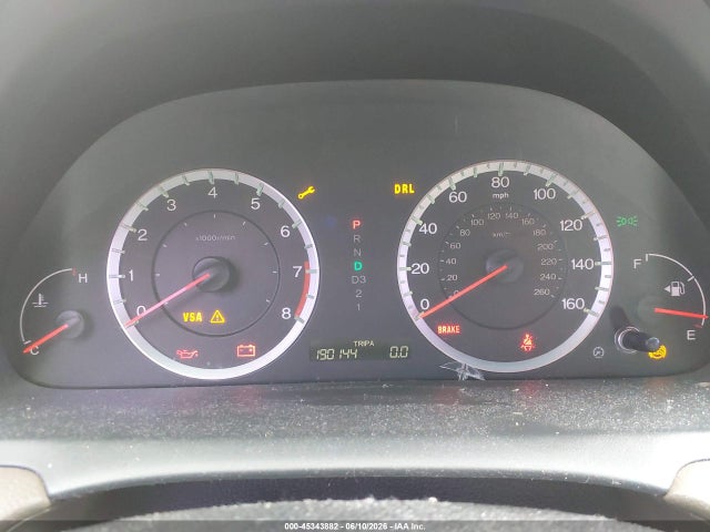 45343882 :رقم المزاد ، 1HGCP26339A049501 vin ، 2009 Honda Accord 2.4 Lx مزاد بيع