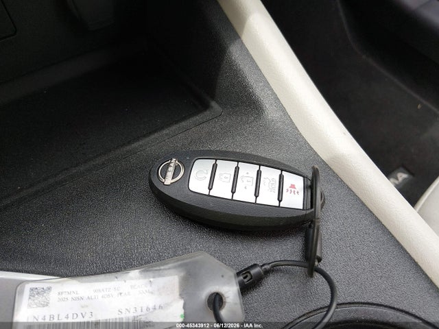 45343912 :رقم المزاد ، 1N4BL4DV3SN316467 vin ، 2025 Nissan Altima Sv Fwd مزاد بيع