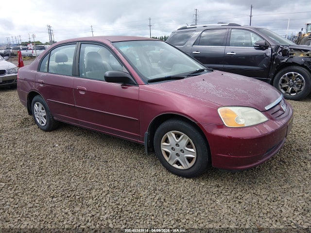 45343914 :رقم المزاد ، 2HGES16533H626460 vin ، 2003 Honda Civic Lx مزاد بيع