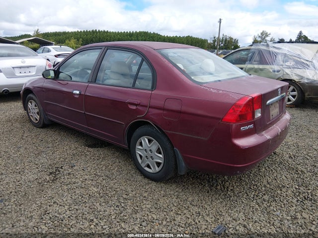 45343914 :رقم المزاد ، 2HGES16533H626460 vin ، 2003 Honda Civic Lx مزاد بيع