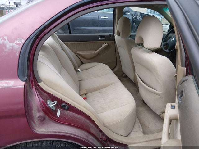 45343914 :رقم المزاد ، 2HGES16533H626460 vin ، 2003 Honda Civic Lx مزاد بيع