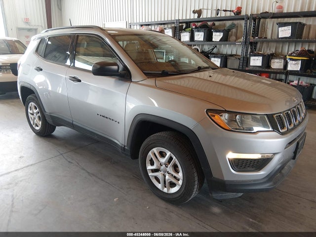 Aukcja sprzedaży 2018 Jeep Compass Sport 4x4, vin: 3C4NJDAB4JT422805, numer aukcji: 45344000