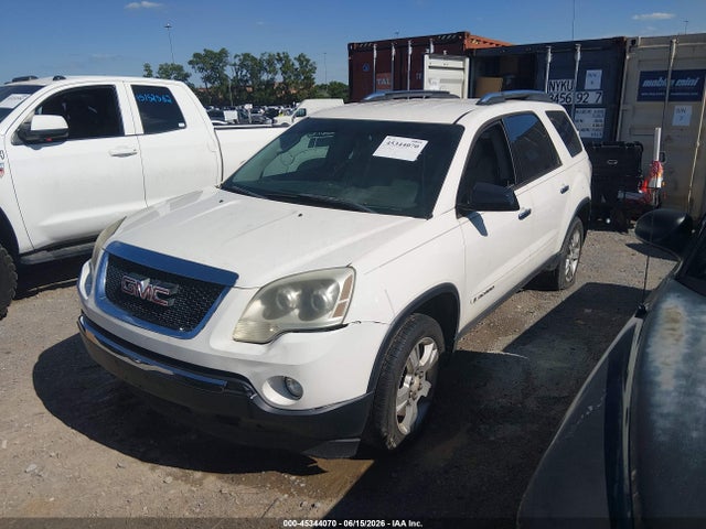 45344070 :رقم المزاد ، 1GKER137X7J145808 vin ، 2007 Gmc Acadia Sle-1 مزاد بيع