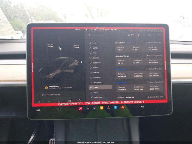 Продаж на аукціоні авто 2023 Tesla Model Y Performance Dual Motor All-wheel Drive, vin: 7SAYGDEF4PF861702, номер лоту: 45344504