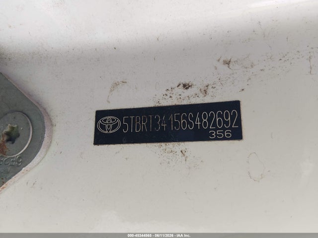 Aukcja sprzedaży 2006 Toyota Tundra Sr5 V8, vin: 5TBRT34156S482692, numer aukcji: 45344565