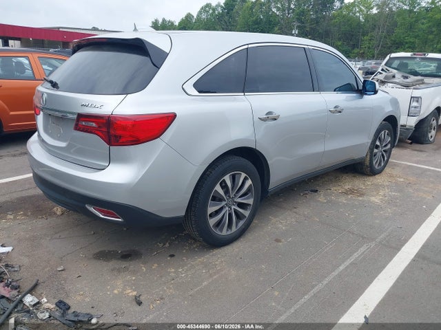 Aukcja sprzedaży 2015 Acura Mdx Technology Package, vin: 5FRYD3H47FB006922, numer aukcji: 45344690