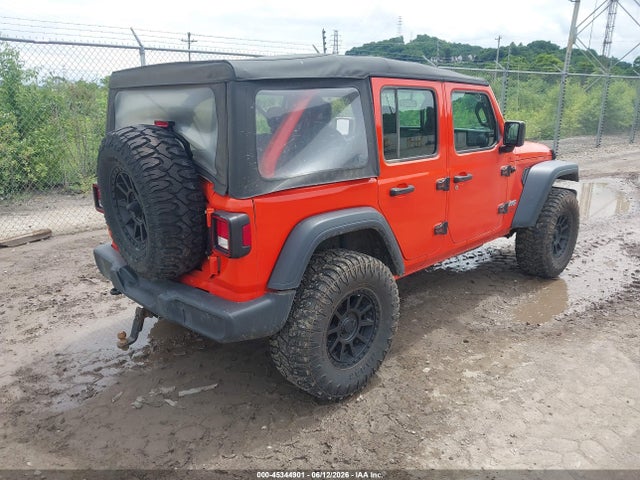 2019 Jeep Wrangler Unlimited Sport 4x4 მანქანა იყიდება აუქციონზე, vin: 1C4HJXDG1KW537007, აუქციონის ნომერი: 45344901