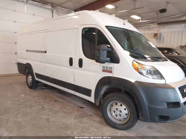 2019 Ram Promaster 3500 Cargo Van High Roof 159 Wb Ext მანქანა იყიდება აუქციონზე, vin: 3C6URVJG1KE555718, აუქციონის ნომერი: 45344986