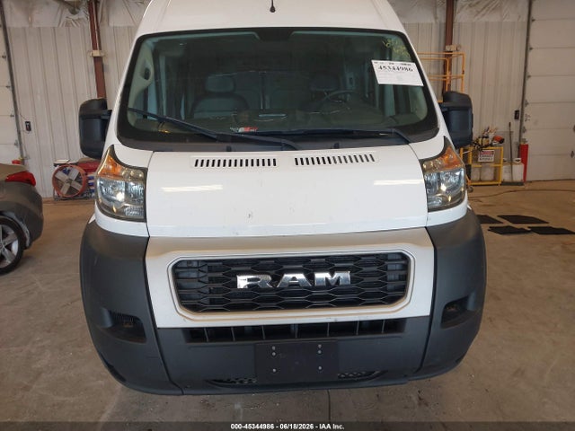 Auction sale of the 2019 Ram Promaster 3500 Cargo Van High Roof 159 Wb Ext, vin: 3C6URVJG1KE555718, lot number: 45344986