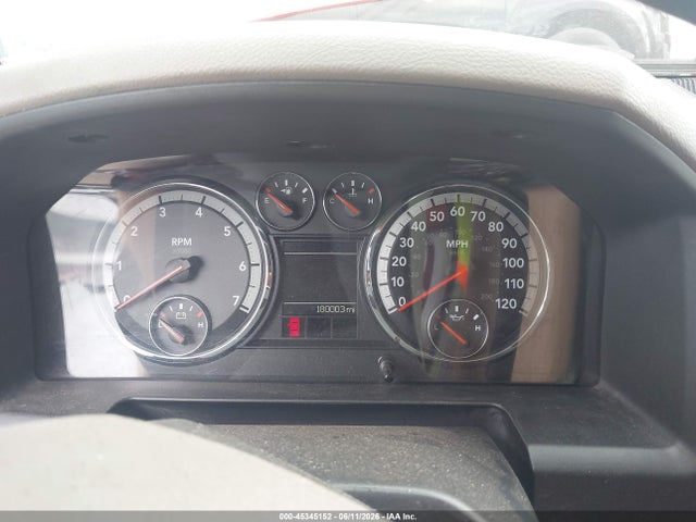 45345152 :رقم المزاد ، 1C6RD7LT1CS167753 vin ، 2012 Ram 1500 Slt مزاد بيع