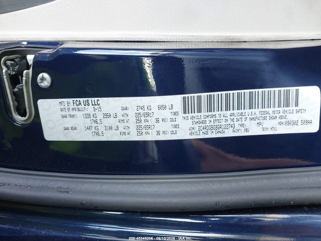 Dodge Grand Caravan Se 2016 2C4RDGBG9GR122743 Image 9