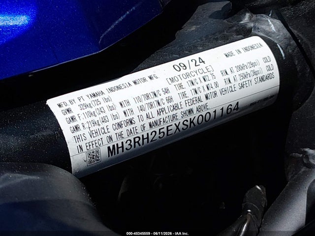 Yamaha Yfz320 A 2025 MH3RH25EXSK001164 Image 10
