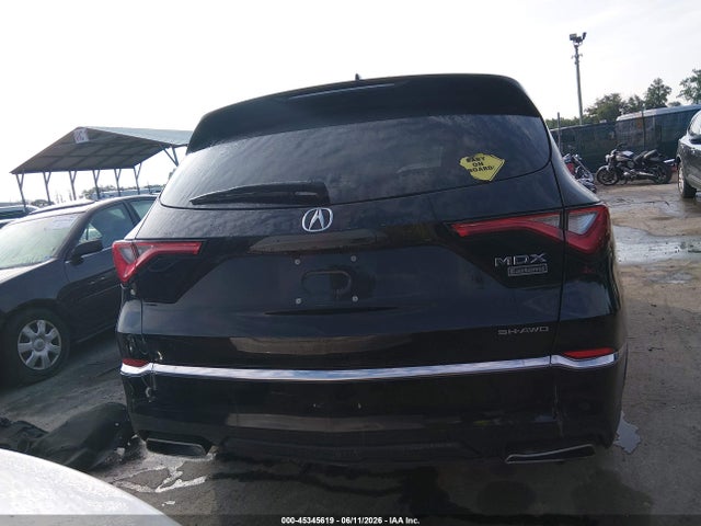 45345619 :رقم المزاد ، 5J8YE1H33NL014491 vin ، 2022 Acura Mdx Standard مزاد بيع