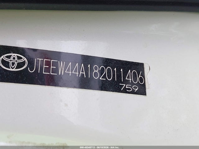 Продажа на аукционе авто 2008 Toyota Highlander Hybrid Limited, vin: JTEEW44A182011406, номер лота: 45345713