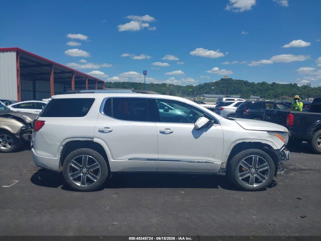 2018 Gmc Acadia Denali მანქანა იყიდება აუქციონზე, vin: 1GKKNXLS8JZ136359, აუქციონის ნომერი: 45345724
