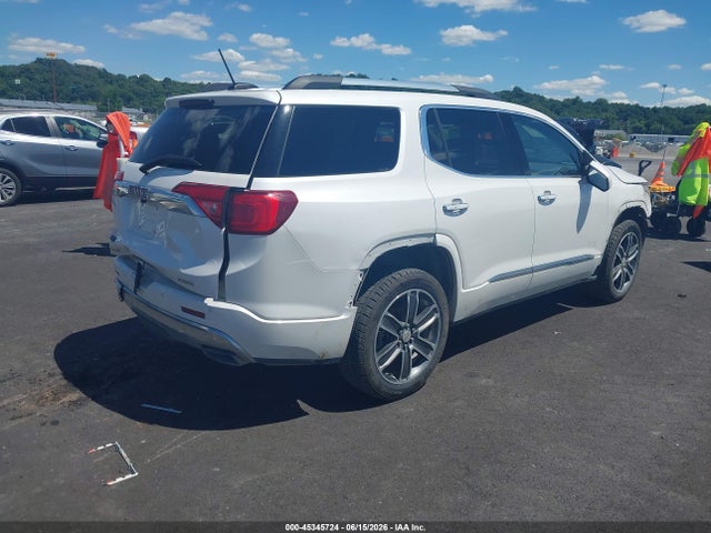 2018 Gmc Acadia Denali მანქანა იყიდება აუქციონზე, vin: 1GKKNXLS8JZ136359, აუქციონის ნომერი: 45345724
