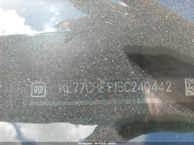KL77LHEP1SC240442 Chevrolet Trax Fwd Lt