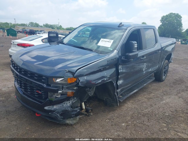 Продаж на аукціоні авто 2021 Chevrolet Silverado 1500 4wd  Short Bed Custom Trail Boss, vin: 1GCPYCEF8MZ198396, номер лоту: 45345903