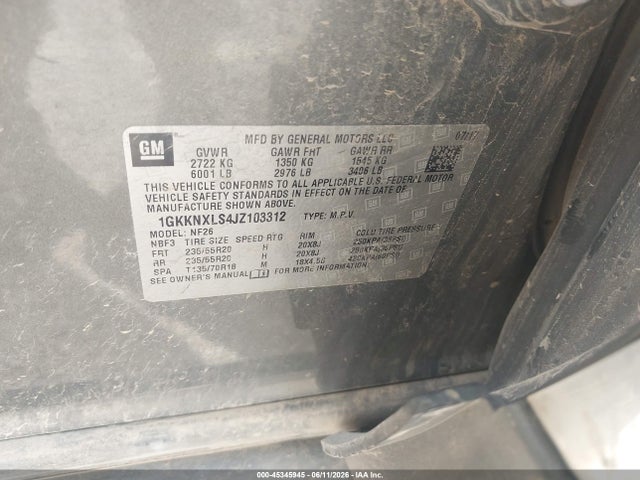 GMC Acadia Denali 2018 1GKKNXLS4JZ103312 Image 9