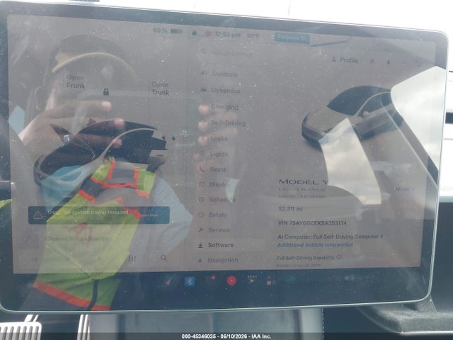 2025 Tesla Model Y Long Range Dual Motor All-wheel Drive მანქანა იყიდება აუქციონზე, vin: 7SAYGDEEXSA353134, აუქციონის ნომერი: 45346035