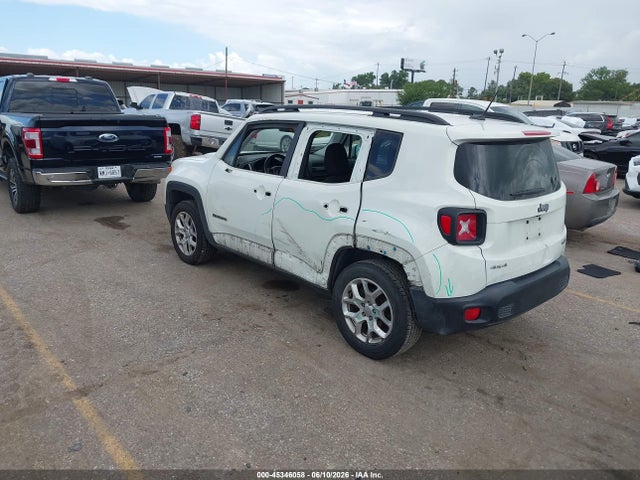 Продажа на аукционе авто 2016 Jeep Renegade Latitude, vin: ZACCJBBTXGPD12229, номер лота: 45346058