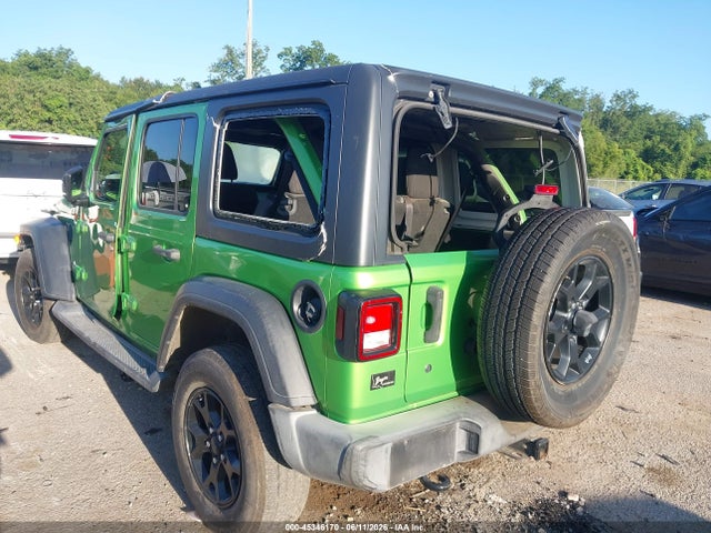 45346170 :رقم المزاد ، 1C4HJXDG7KW616729 vin ، 2019 Jeep Wrangler Unlimited Sport S 4x4 مزاد بيع