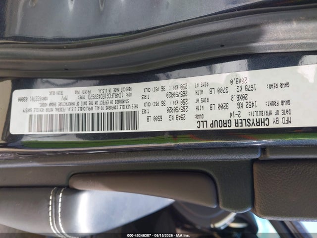 Продаж на аукціоні авто 2014 Jeep Grand Cherokee Overland, vin: 1C4RJFCG1EC437673, номер лоту: 45346307