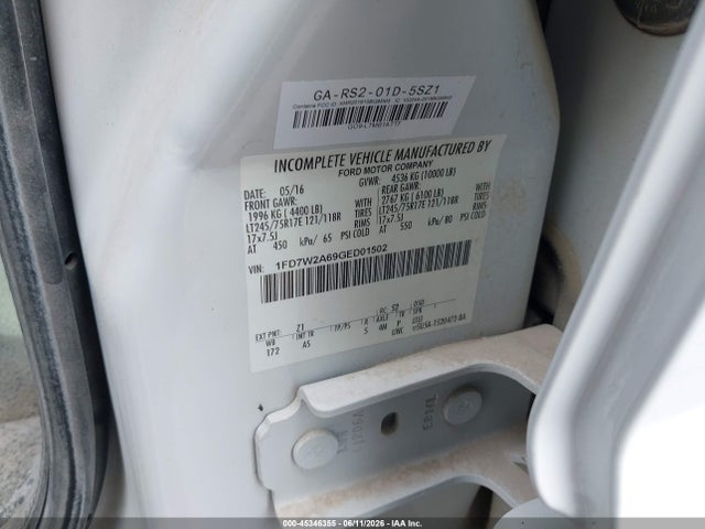 1FD7W2A69GED01502 Ford F-250 Xl