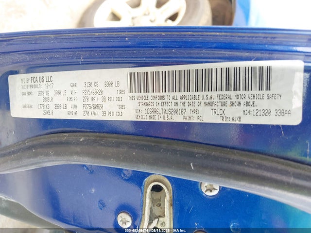 Продажа на аукционе авто 2018 Ram 1500 Lone Star Silver  4x2 5'7 Box, vin: 1C6RR6LT0JS200167, номер лота: 45346474