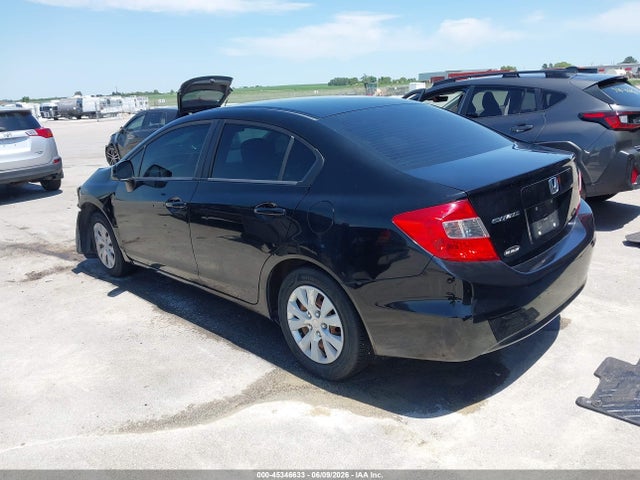 Продаж на аукціоні авто 2012 Honda Civic Lx, vin: 19XFB2F53CE052642, номер лоту: 45346633