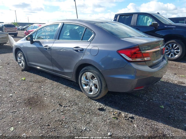 2015 Honda Civic Lx მანქანა იყიდება აუქციონზე, vin: 2HGFB2F59FH543985, აუქციონის ნომერი: 45346645