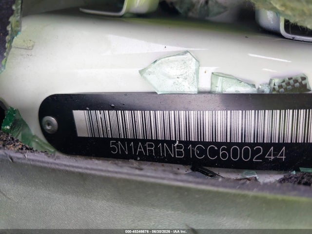 2012 Nissan Pathfinder S მანქანა იყიდება აუქციონზე, vin: 5N1AR1NB1CC600244, აუქციონის ნომერი: 45346676